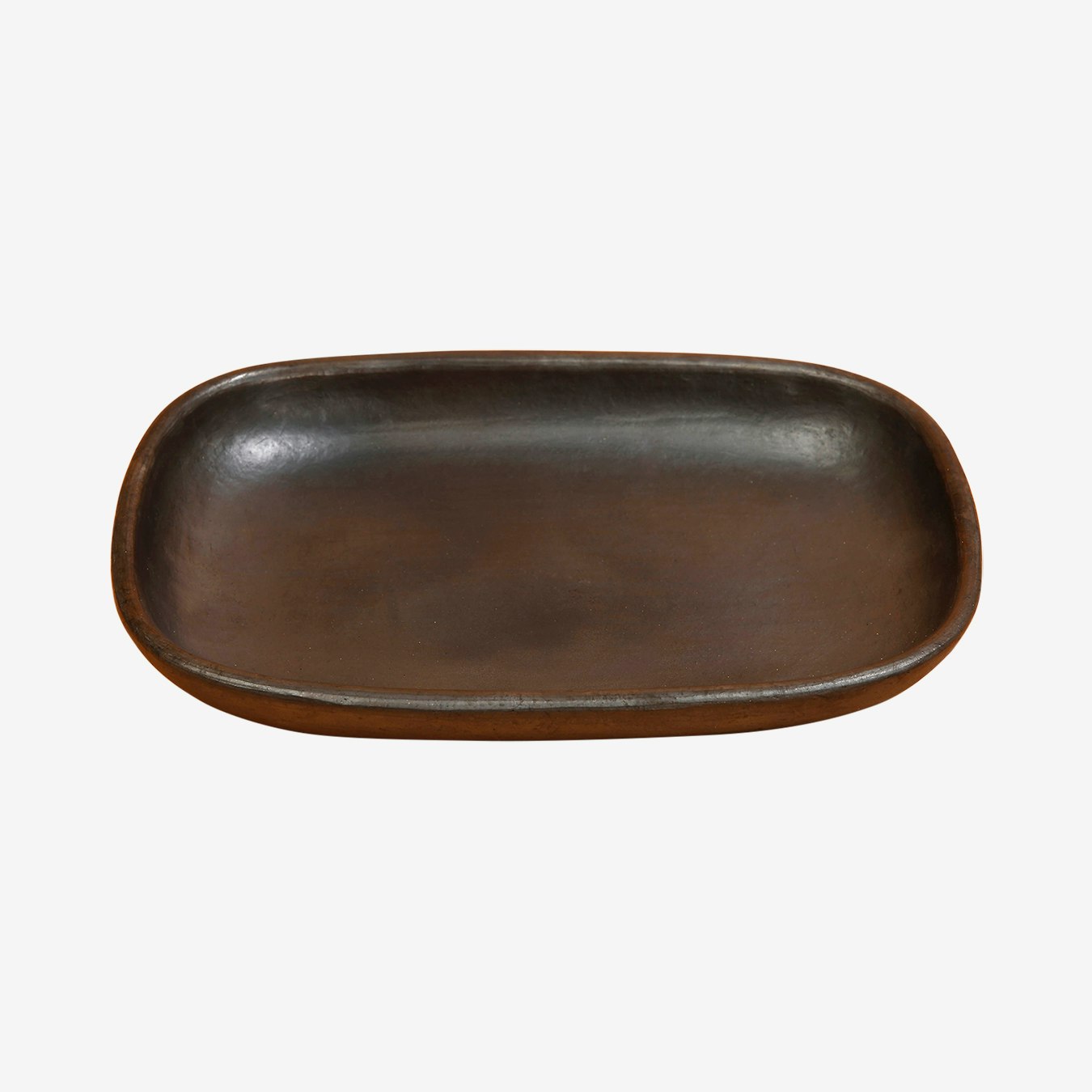 Earthenware Clay Longpi Pottery Tray by Casa Amarosa UK