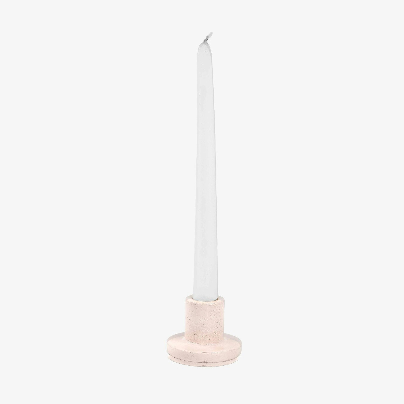 Minimalist Style Concrete Candle Holder - Ivory by Casa Amarosa UK
