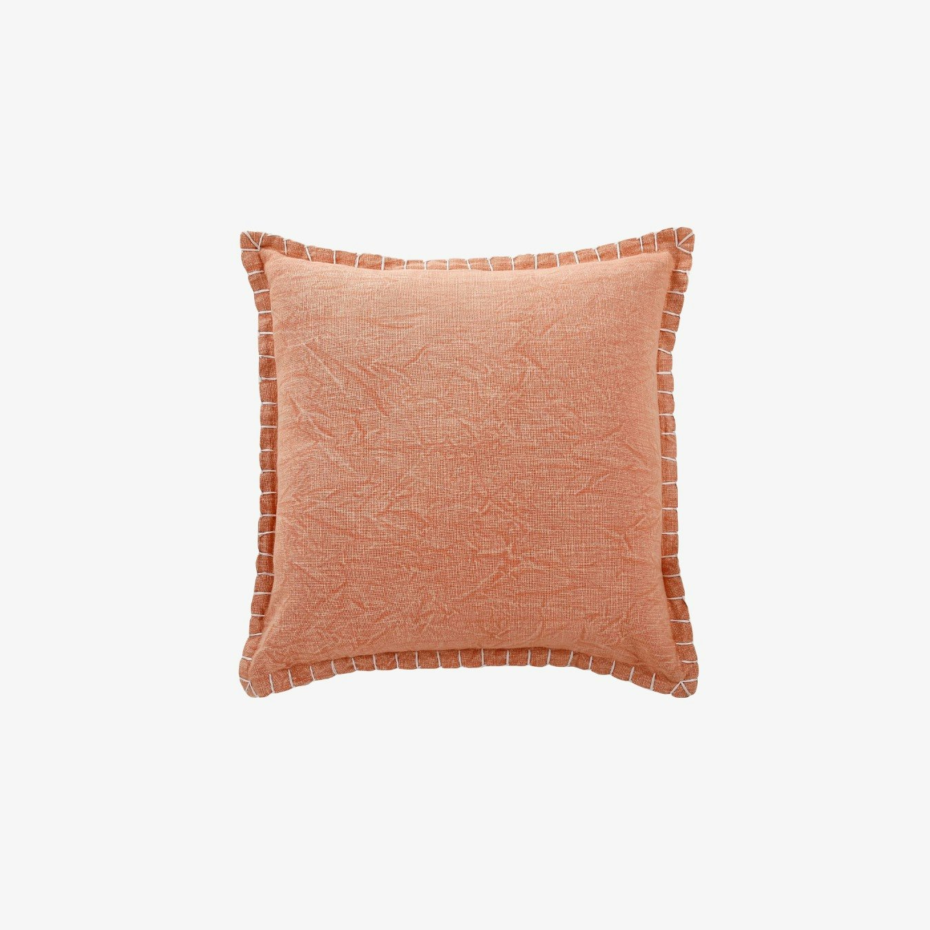 Stone Washed Throw Pillow - Rasberry Blush by Casa Amarosa UK