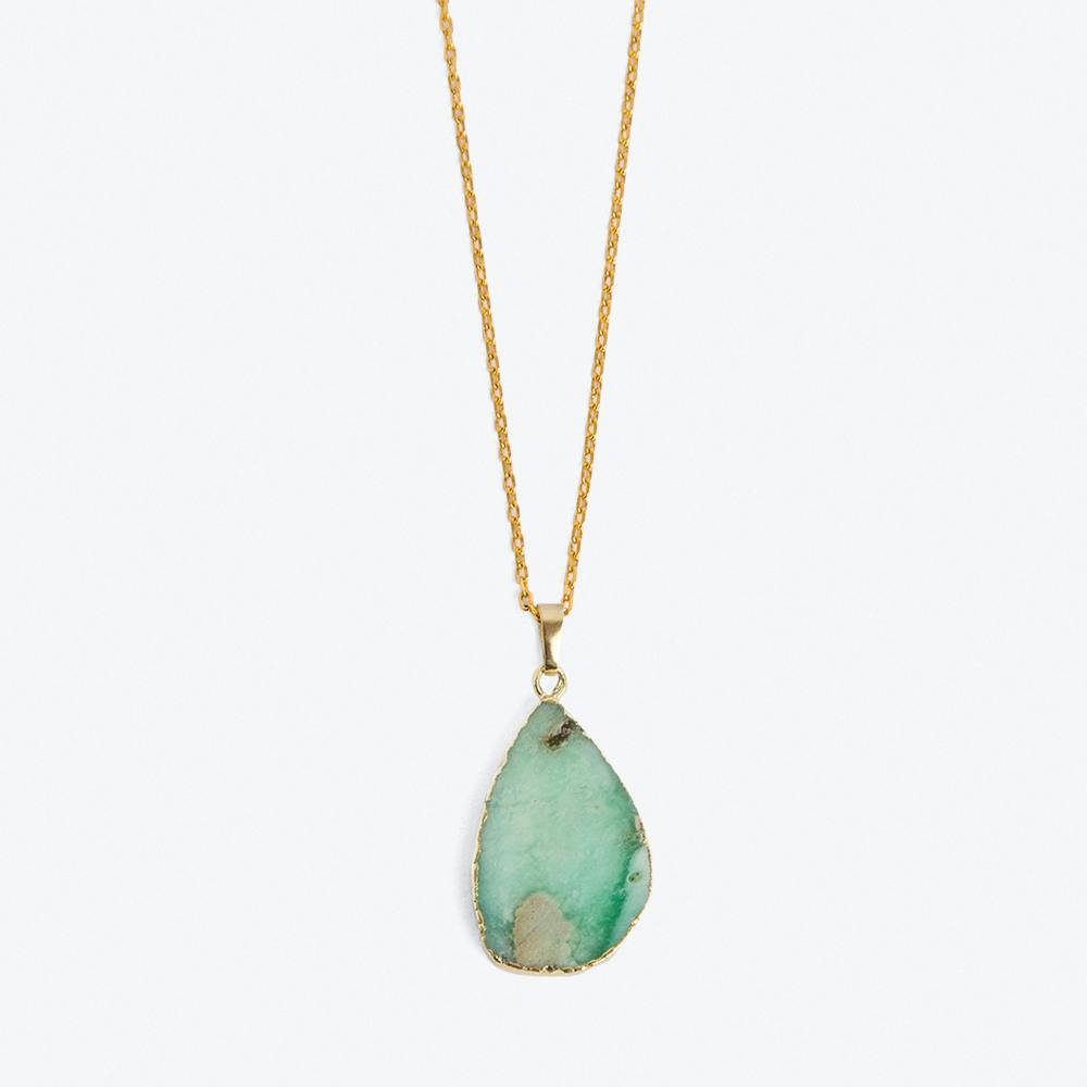 jade crystal necklace