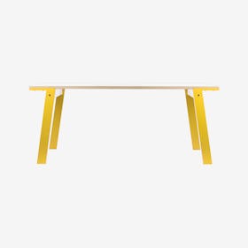 FLAT Table - Canary Yellow