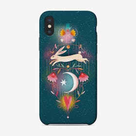 Lucky Charm Jumping Rabbit Phone Case