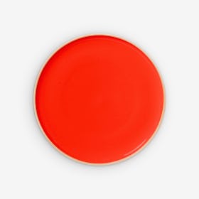 Hermit Plate - Coral Red