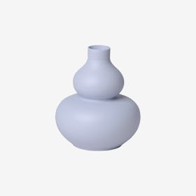 Double Gourd Vase - Lilac Grey