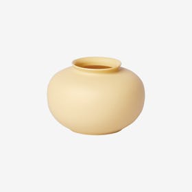 Mini Apple Vase - Butter Yellow