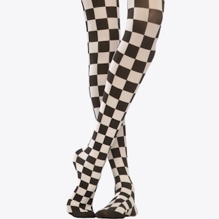 Two Toned Chess Tights