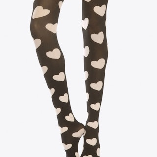 Two Toned Hearts Tights