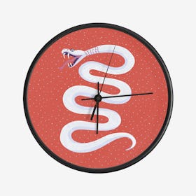 Red Snake Clock
