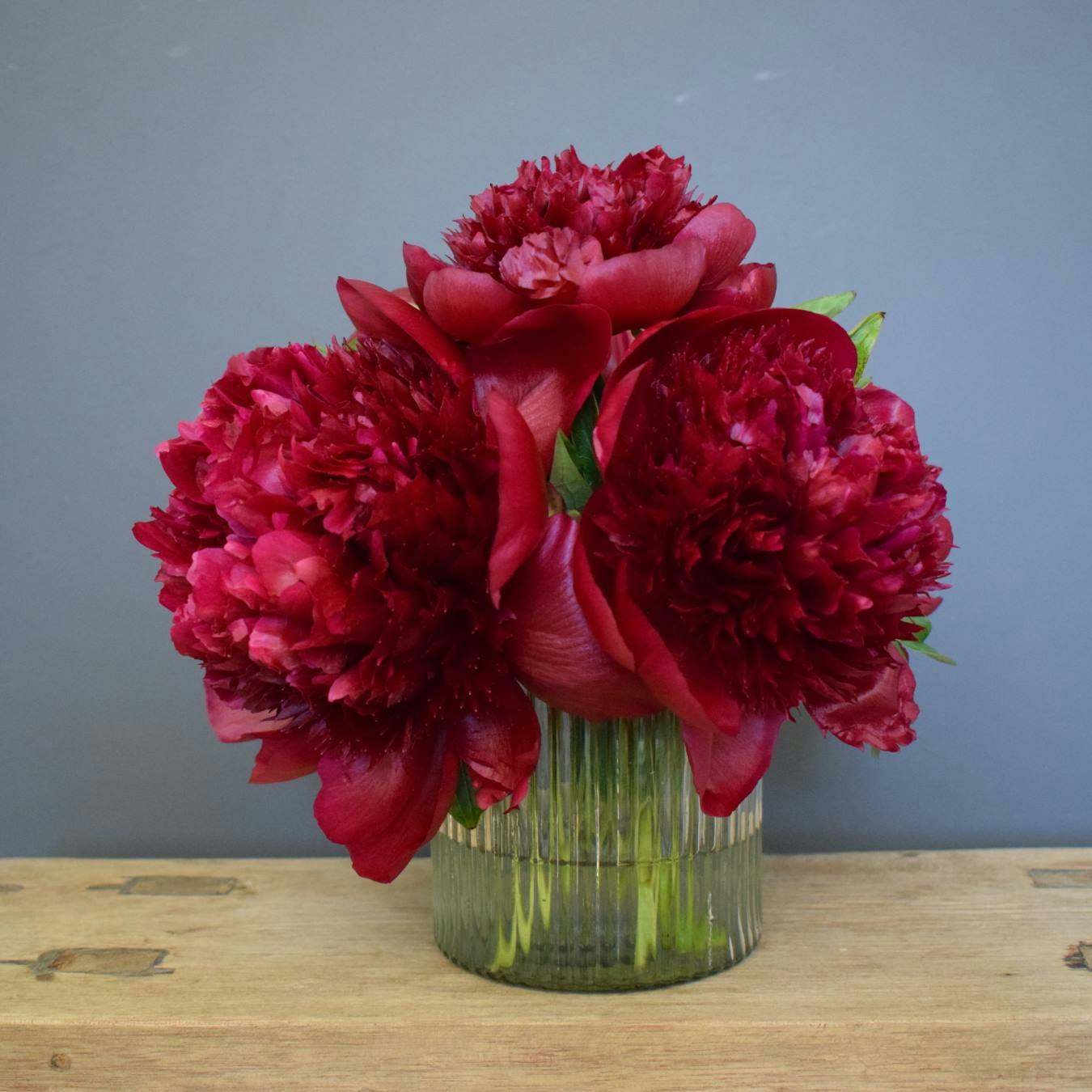 Wide Ribbed Vase by MW Home