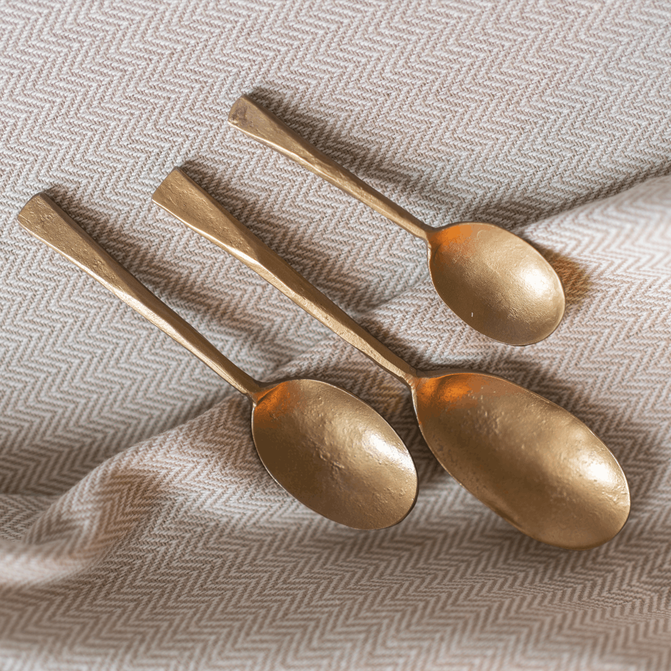 Forged Spoons Set of 3 by MW Home