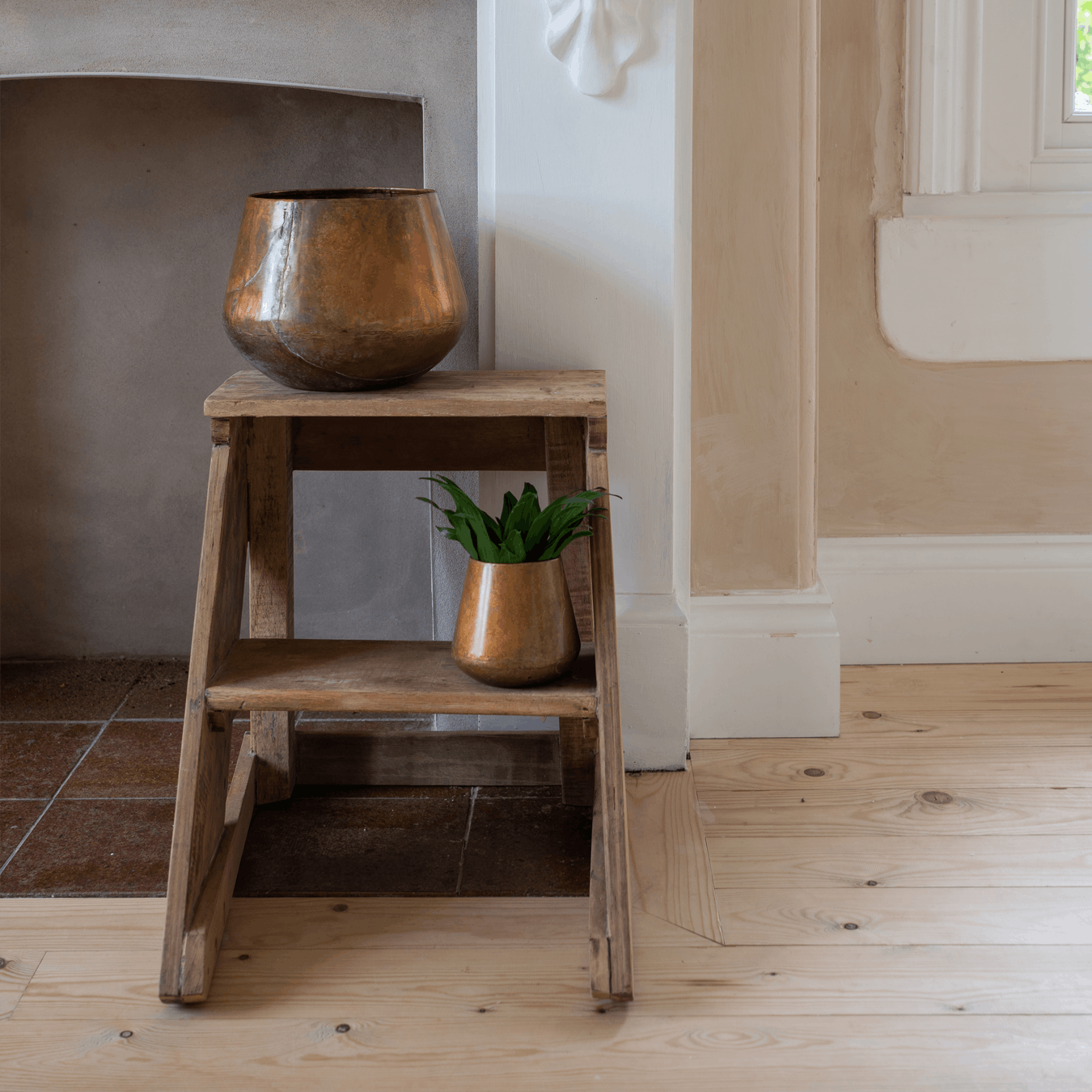 Copper Pot Planters Set of 3 by MW Home