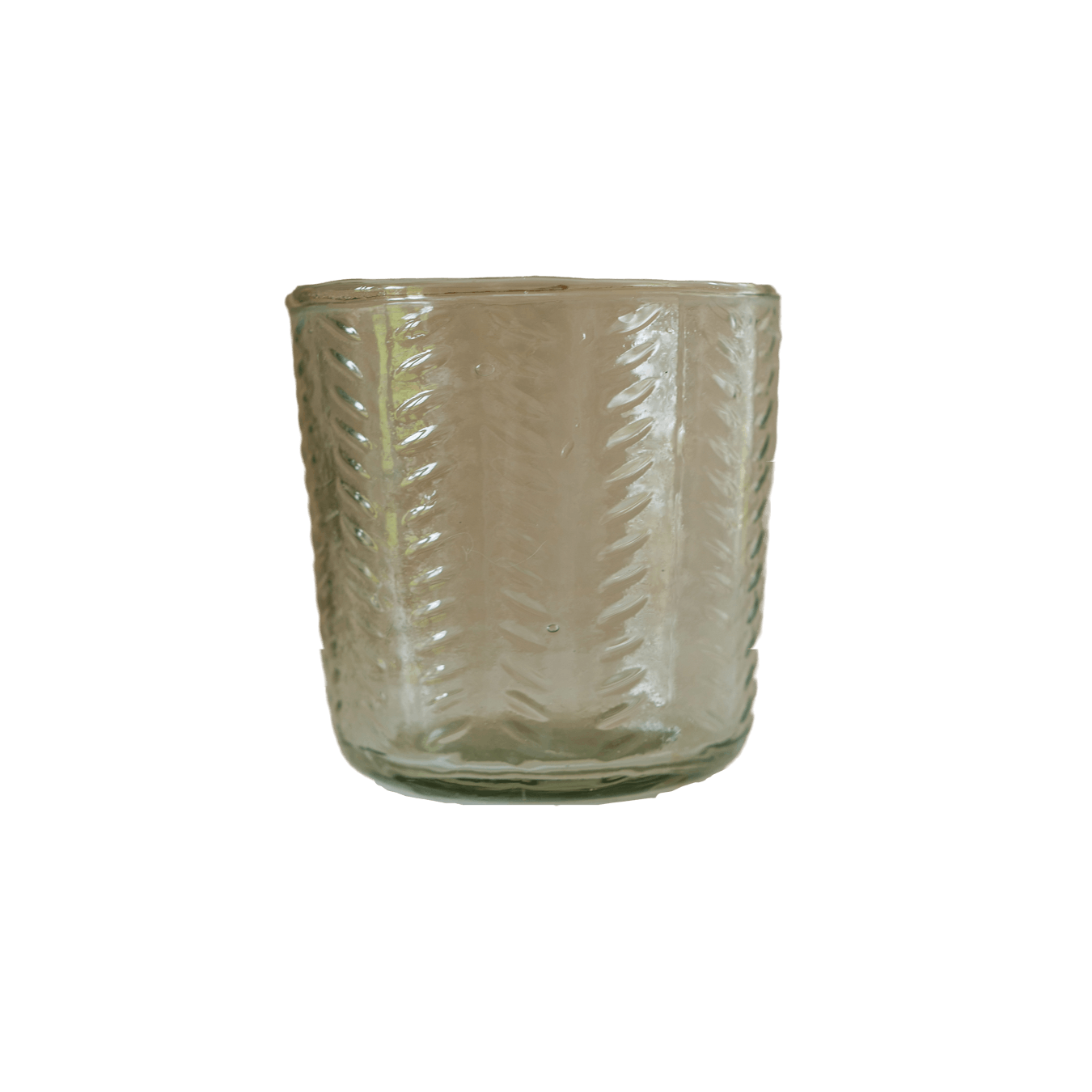 Glass or Tea Light Holder Herringbone by MW Home