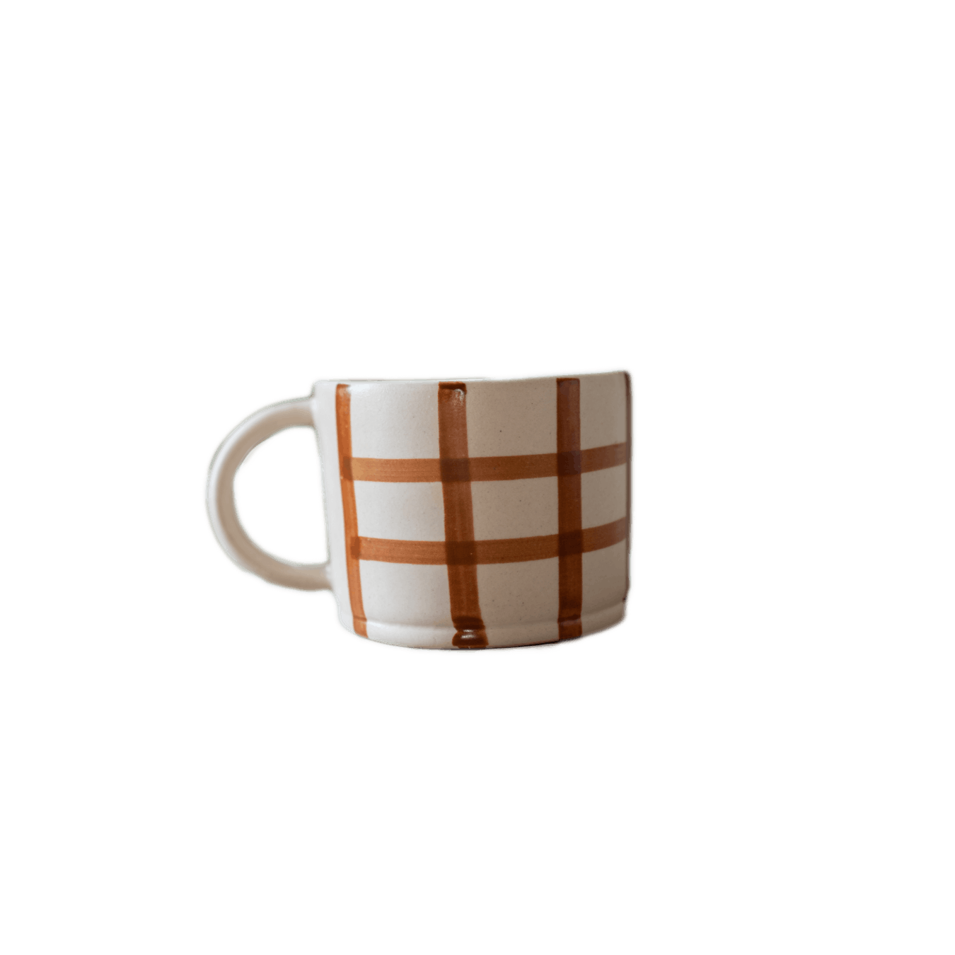 Gingham Check Mug - Ginger by MW Home