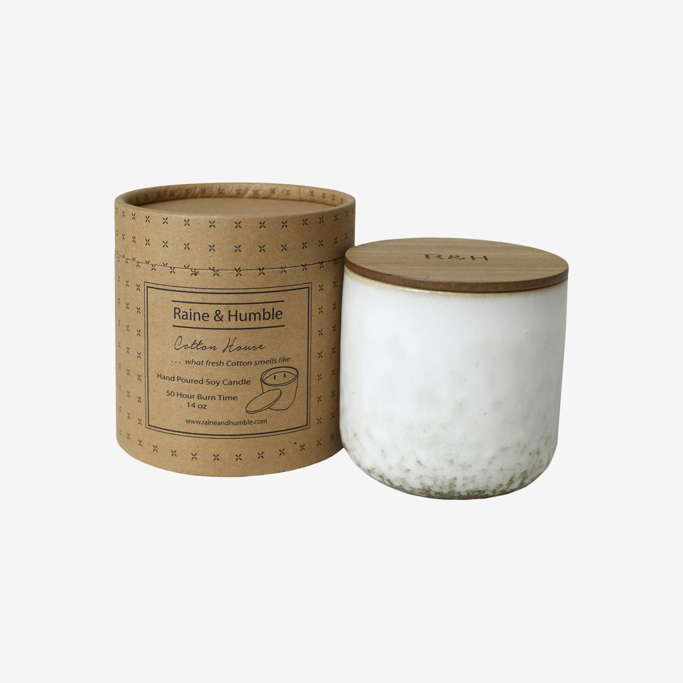 Scented Candle in Canister - Cotton House by Raine & Humble