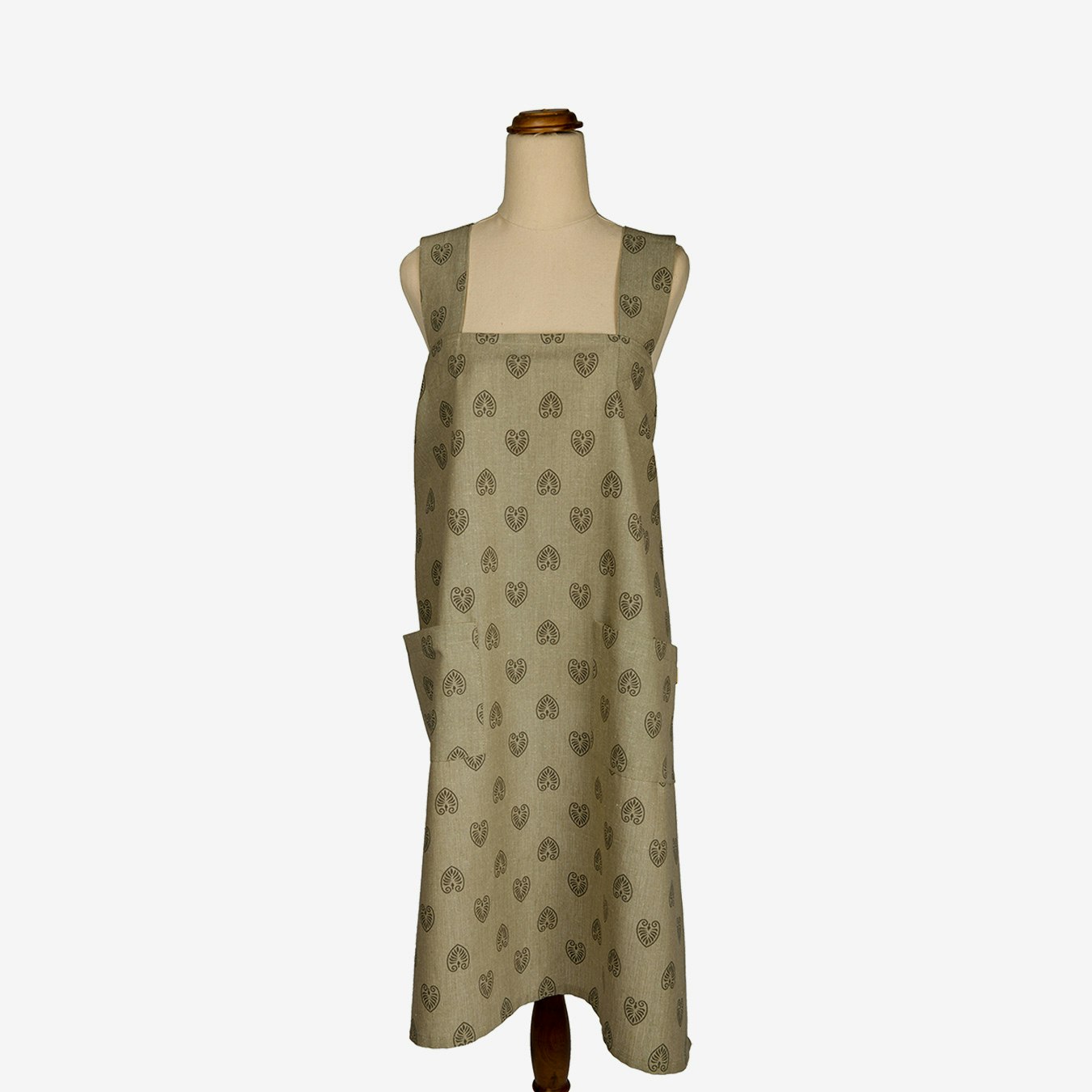 Mandalay Apron - Elephant Grey by Raine & Humble