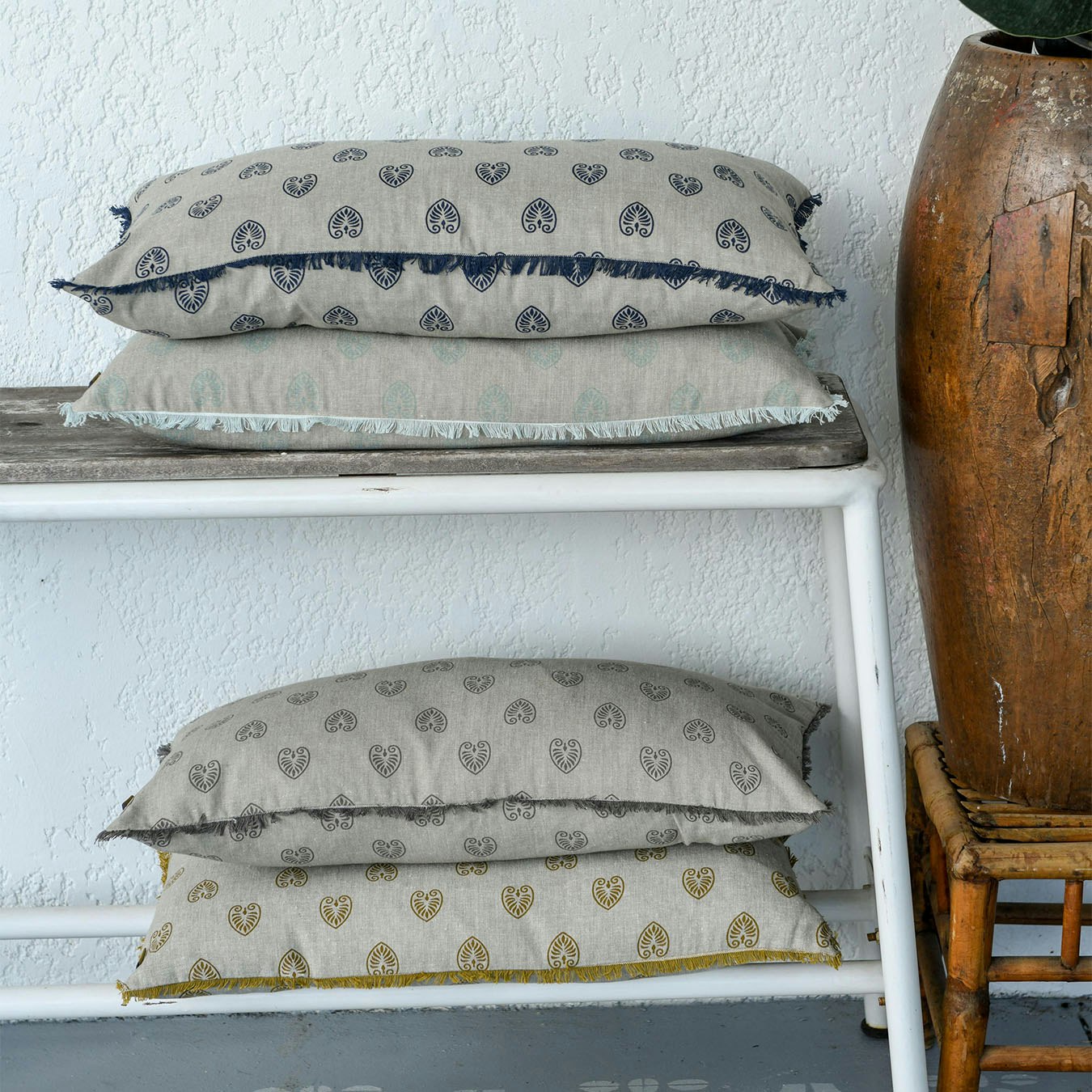 Mandalay Cushion - Eggshell by Raine & Humble