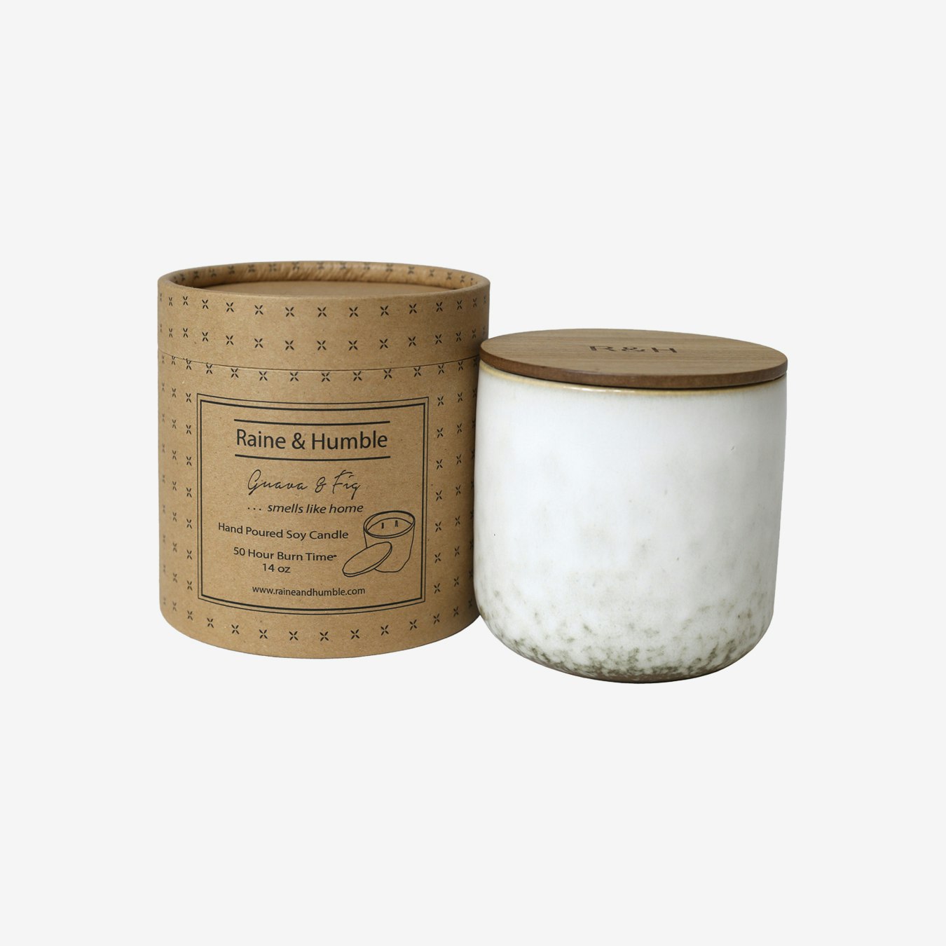 Scented Candle in Canister - Guava & Fig by Raine & Humble