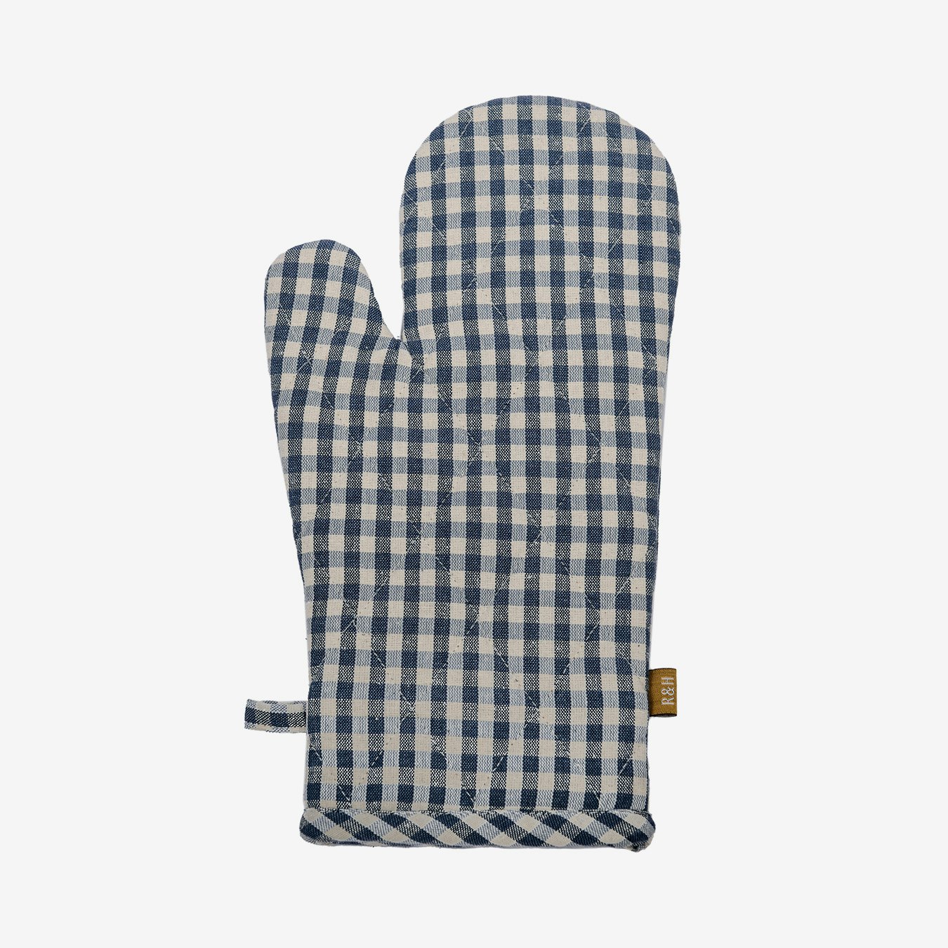 Gingham Oven Glove - Blueberry by Raine & Humble
