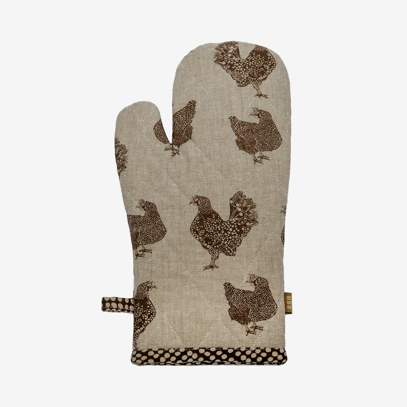 Henrietta Oven Glove - Earth Brown by Raine & Humble