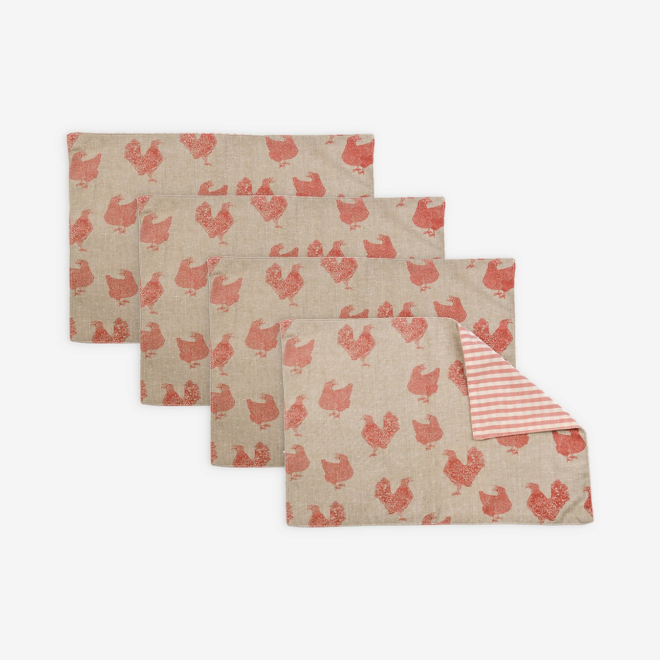 Henrietta Placemats - Fig - Set of 4 by Raine & Humble