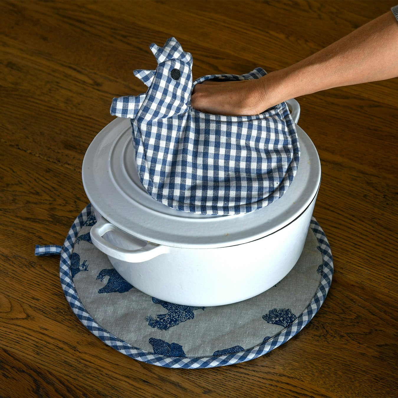 Henrietta Pot Pincher - Blueberry by Raine & Humble