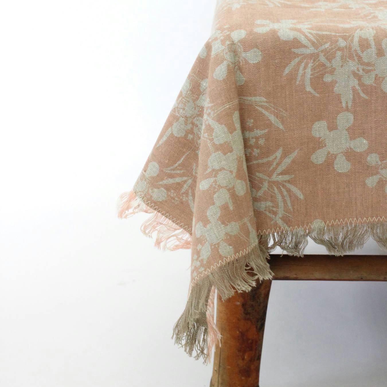 Myrtle Tablecloth - Clay by Raine & Humble