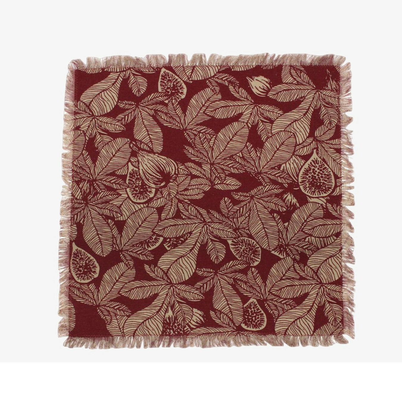 Fig Tree Napkin - Ruby - Set of 4 by Raine & Humble