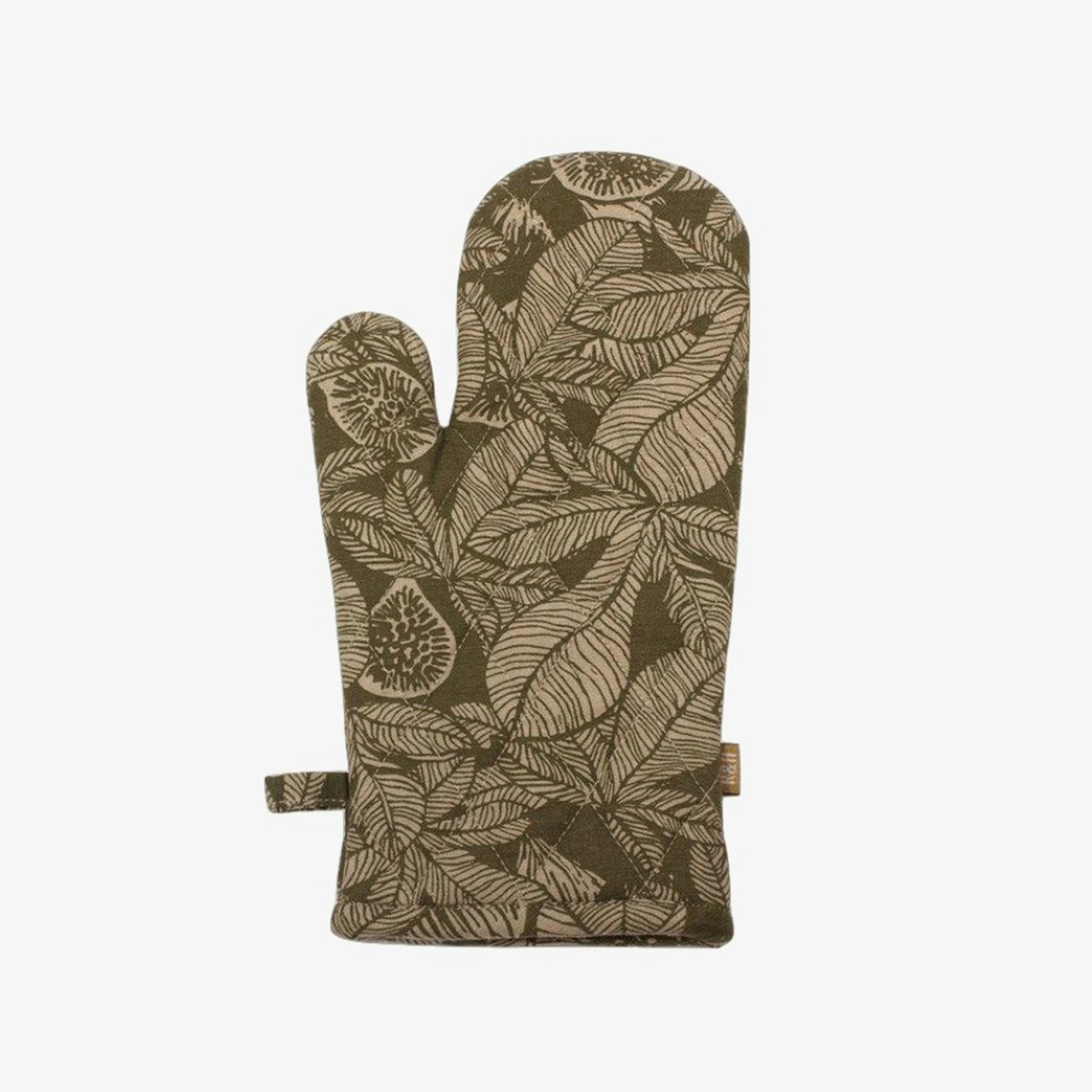 Fig Tree Single Oven Glove - Burnt Olive by Raine & Humble
