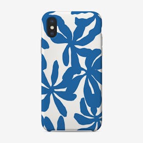 Orchids In French Blue Phone Case