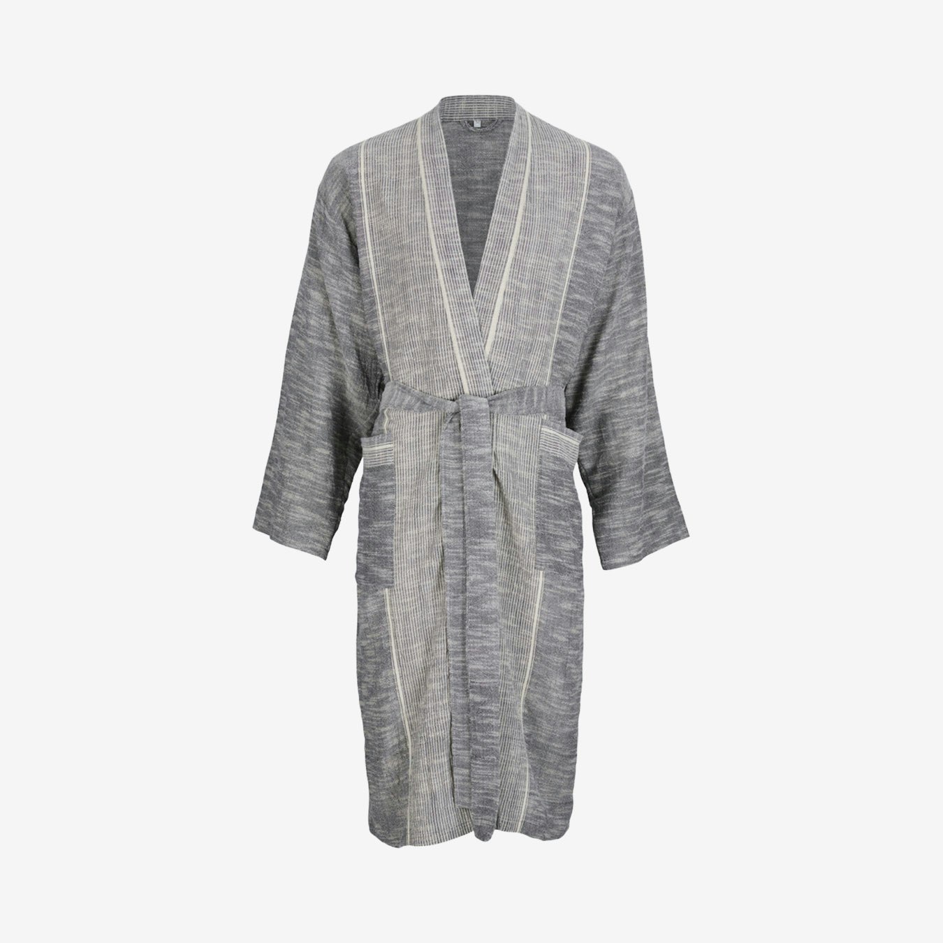 Shantung Lounge Gown - Ash by Lüks Linen