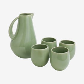 La Marsa Goblet Set - Sage - Set of 5