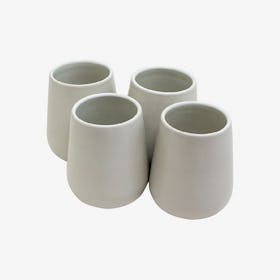 La Marsa Cups - Chalk - Set of 4