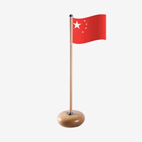 China Flagpole - Beech Wood