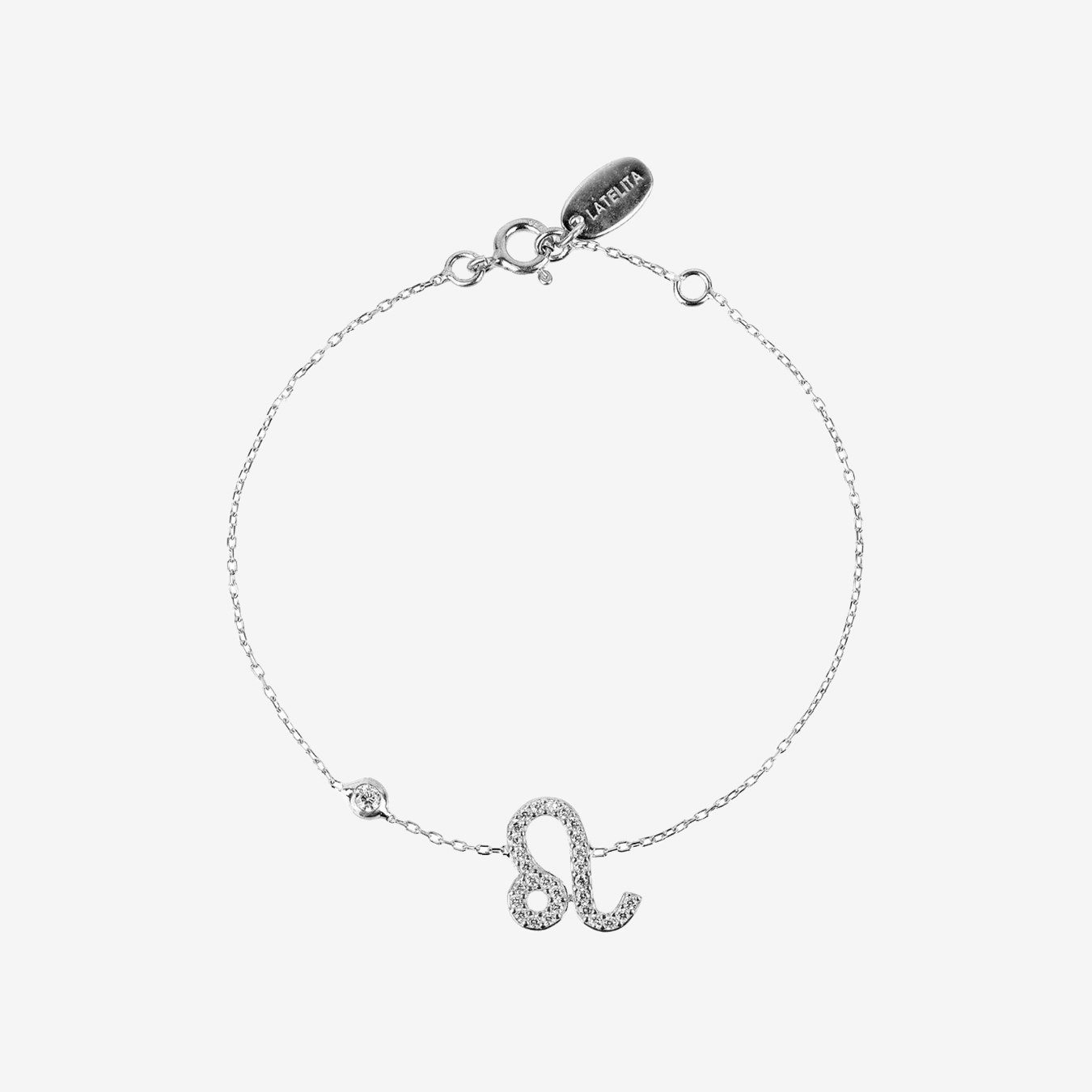 Leo Zodiac Star Sign Bracelet - Silver by Latelita