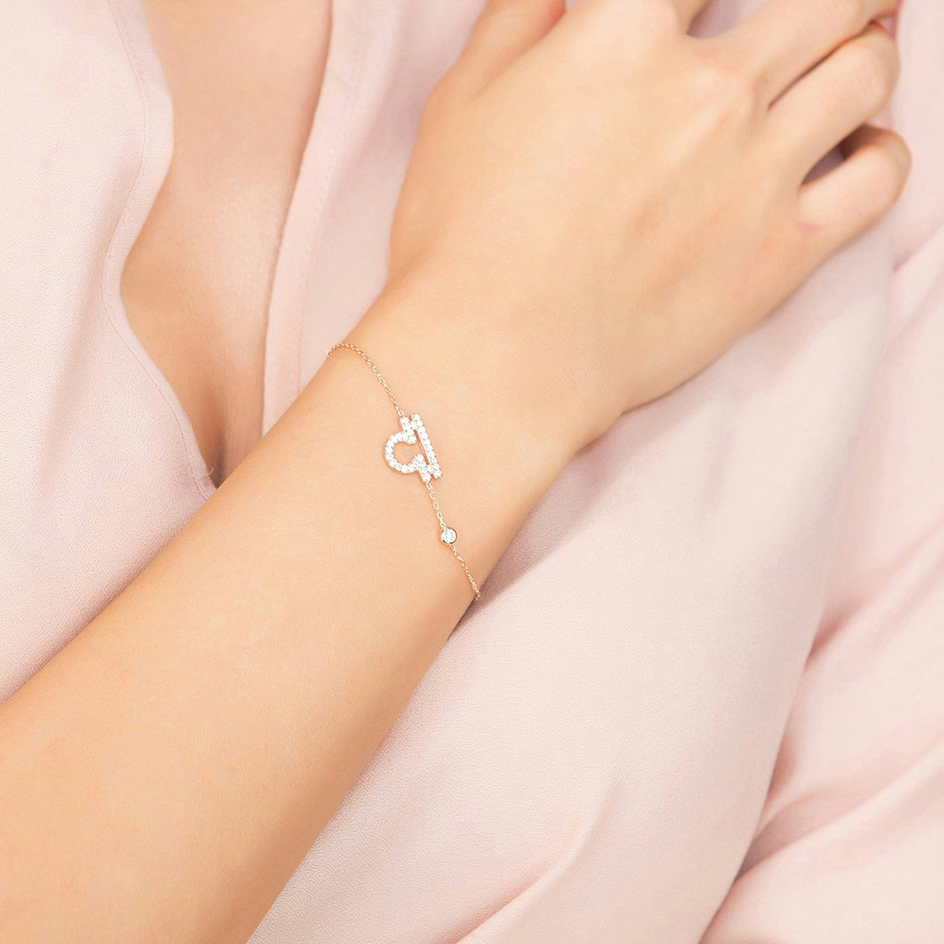 Libra Zodiac Star Sign Bracelet - Gold by Latelita