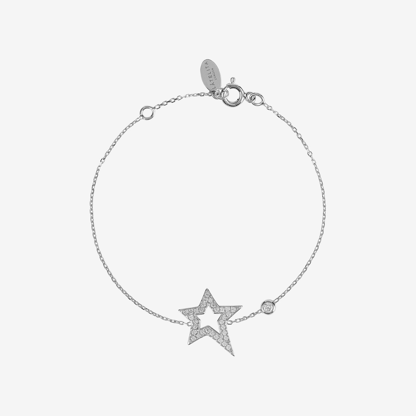 Open Star Bracelet - Silver by Latelita