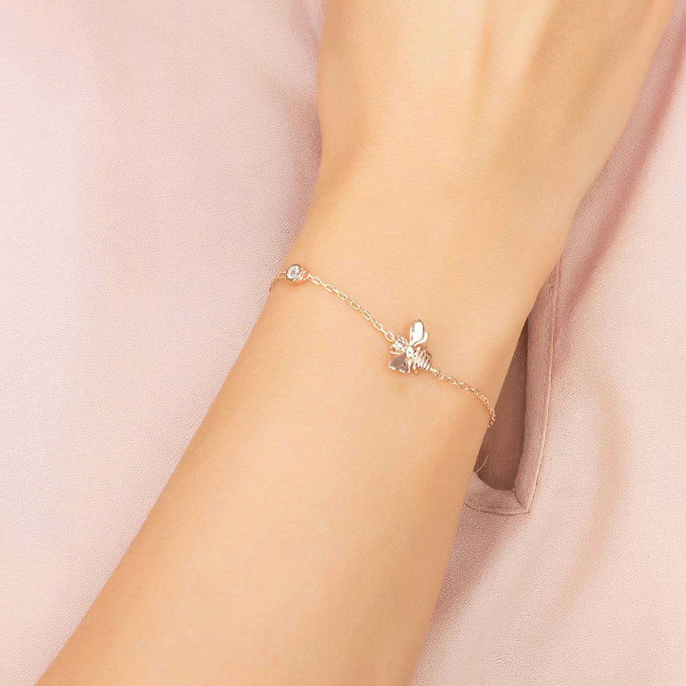 Queen Bee Bracelet - Rose Gold by Latelita