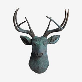 Faux Deer Mount - Bronze Patina