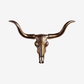 Faux Tribal Texas Longhorn - Bronze