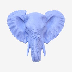 Mini Faux Elephant Mount - Lavender