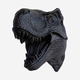 Faux T-Rex Wall Mount - Black