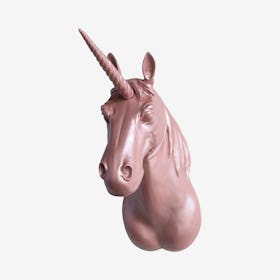 Faux Unicorn Wall Mount - Primrose