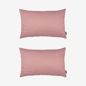 Honey Decorative Lumbar Throw Pillow Covers - Light Pink - Set of 2