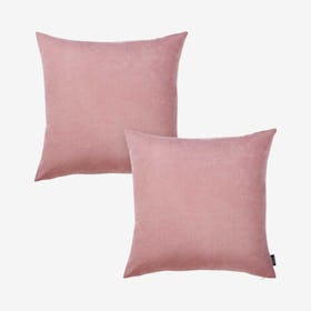 Honey Square Throw Pillow Covers - Light Pink - Set of 2