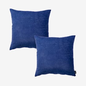 Honey Square Decorative Throw Pillow Covers - Navy - Set of 2