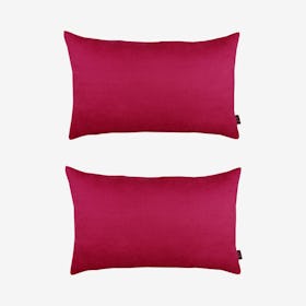 Honey Decorative Lumbar Throw Pillow Covers - Pink - Set of 2