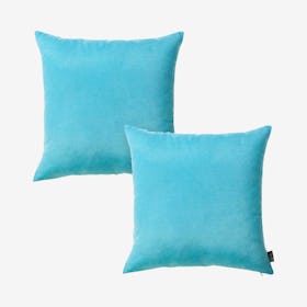 Honey Square Decorative Throw Pillow Covers - Sky Blue - Set of 2
