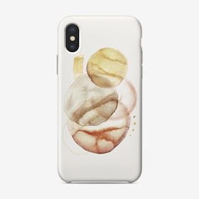 Turns In Brown Beige And Gold Phone Case