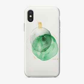 Turns In Green And Gold Phone Case