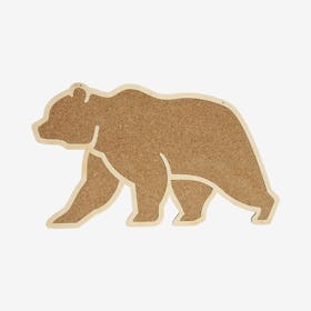 Bear Wall Board - Cork